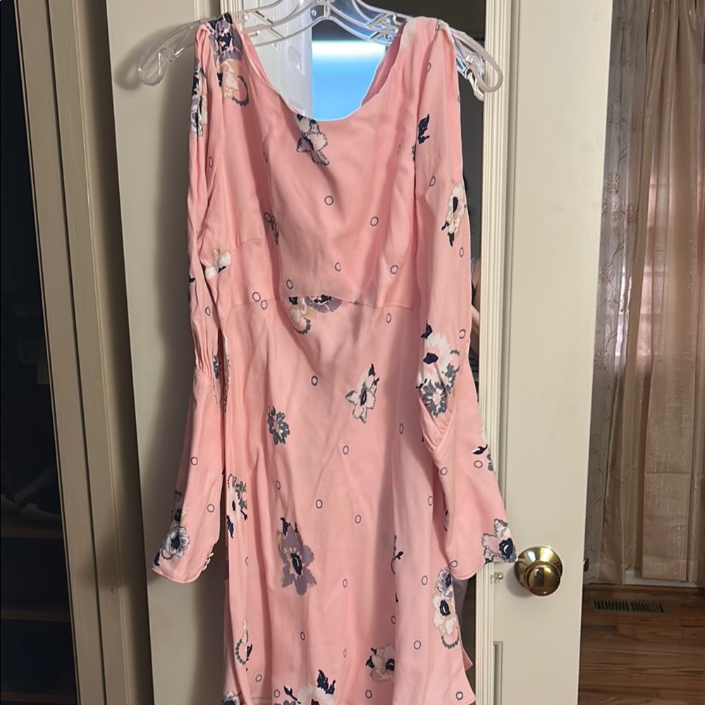 Free people Floral Pink Dress petite